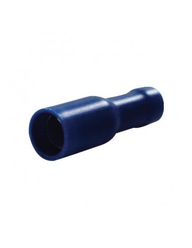 COSSE RONDE FEMELLE BLEU 4MM BLISTER DE 16