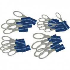 COSSE A OEIL POUR VIS BLEU ASSORTIMENT BLISTER DE 24