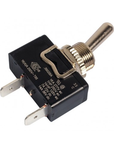 INTERRUPTEUR A LEVIER METAL 2 POSITIONS ON-OFF BLISTER