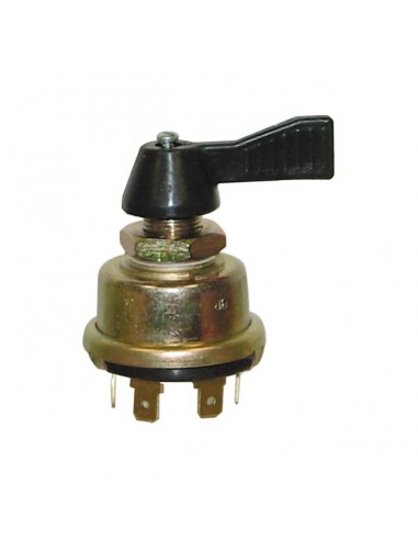 COMMUTATEUR CLIGNOTANT 3 POSITIONS Ø 14 MM BLISTER