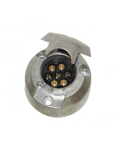 SOCLE FEMELLE 7 PLOTS METAL ALU BLISTER