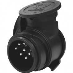 ADAPTATEUR COURT 13 PLOTS MALE 7 FEMELLE PLASTIQUE BLISTER