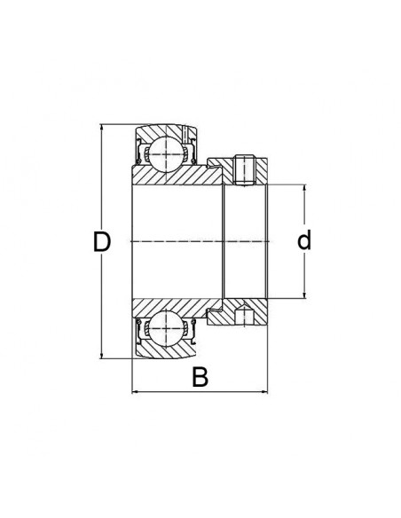 ROULEMENT DE PALIER AEL 205