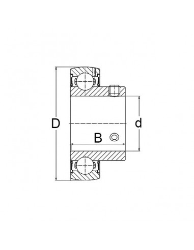ROULEMENT DE PALIER AS205