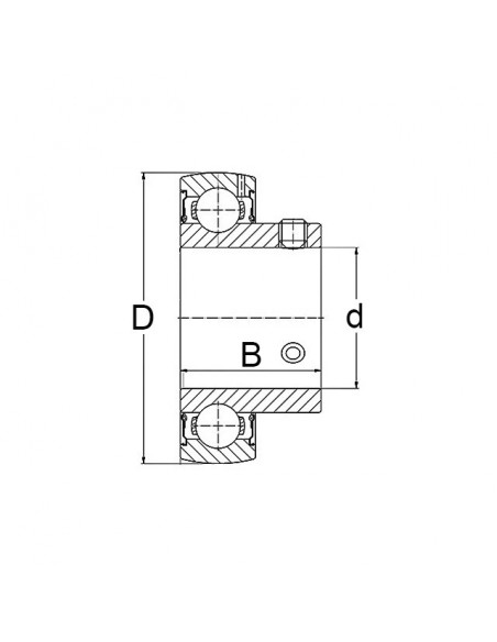 ROULEMENT DE PALIER AS205