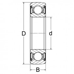 ROULEMENT DE PALIER CS 204 LLU 2