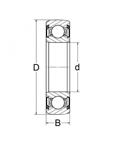 ROULEMENT DE PALIER CS 204 LLU
