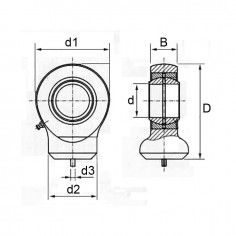 ROTULE LISSE GK 40 DO 2