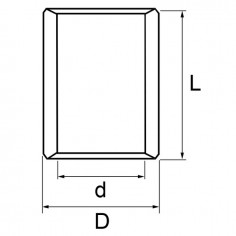 BAGUE CYLINDRIQUE BP 25 A-16-22-25 2