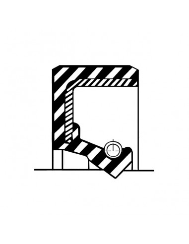 BAGUE SIMPLE LEVRE 62X80X10