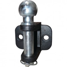 CHAPE ROTULE 2 TROUS Ø17 EA90 AXE 25 BOULE 50