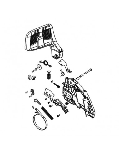 CARTER FREIN DE CHAINE COMPLET PC41TL