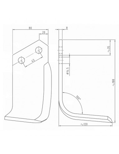 5 DROITE TYPE MALETTI