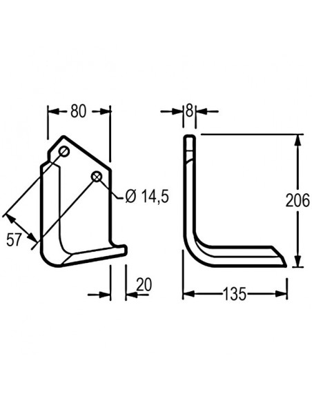 5 GAUCHE TYPE PEGORARO