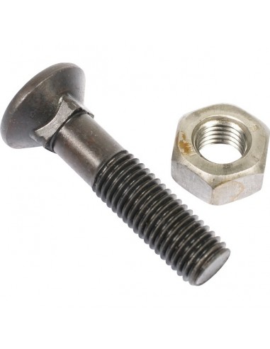 BOULON TETE FRAISEE COLLET CARRE 11X50 8.8 BRUT