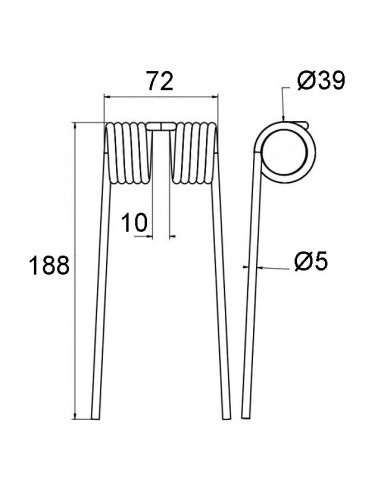 DENT PICK-UP TYPE JOHN DEERE CC32965