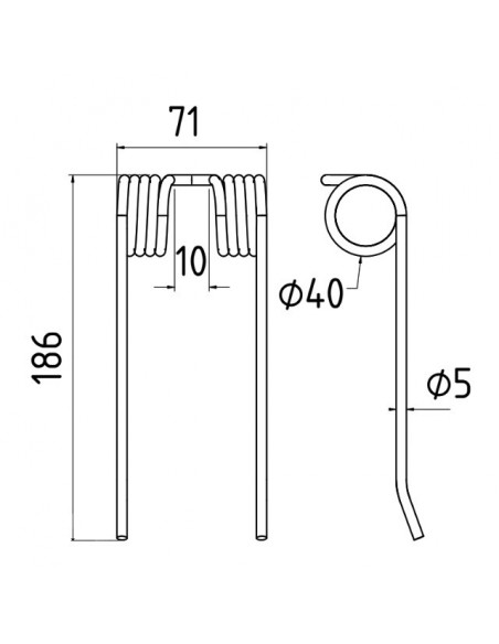 DENT PICK-UP TYPE RIVIERE PZ388