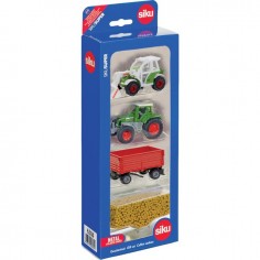 TRACTEURS ET MATERIELS AGRICOLES COFFRET DE 4 AU 1/87EME