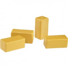 BOTTES DE PAILLES RECTANGULAIRES 4 PIECES AU 1/16EME