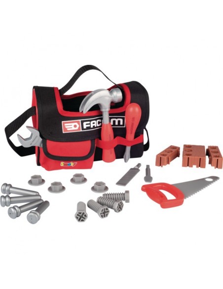 CAISSE A OUTILS FACOM EN TISSU 21 ACCESSOIRES SMOBY