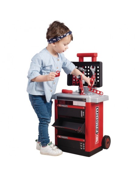 SERVANTE DE BRICOLAGE FACOM 31 ACCESSOIRES SMOBY