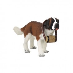 CHIEN SAINT BERNARD AU TONNEAU