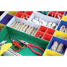 CASIER DE RANGEMENT VERT 110X83X95 MM POUR TIROIR ET MALLETTE 2