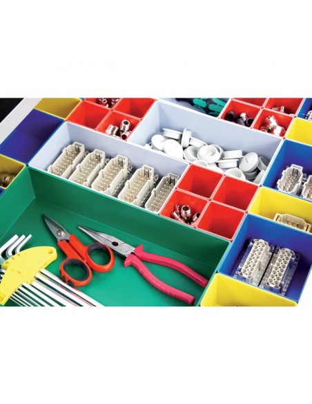 CASIER DE RANGEMENT VERT 110X83X95 MM POUR TIROIR ET MALLETTE