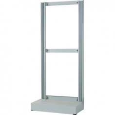 CHASSIS SUR SOCLE 610X325X1500 MM PORTE MODULE VERT CASIERS BASCULANTS