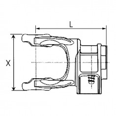 MACHOIRE EXTREMITE 13/8 6C 23 2