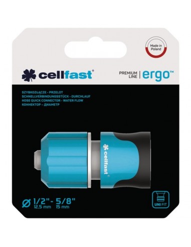 RACCORD RAPIDE TUYAU  ERGO 1/2 ERGO
