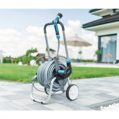 ENROULEUR METALLIQUE SUR ROUES TUYAU 25 METRES EXPLORER 2