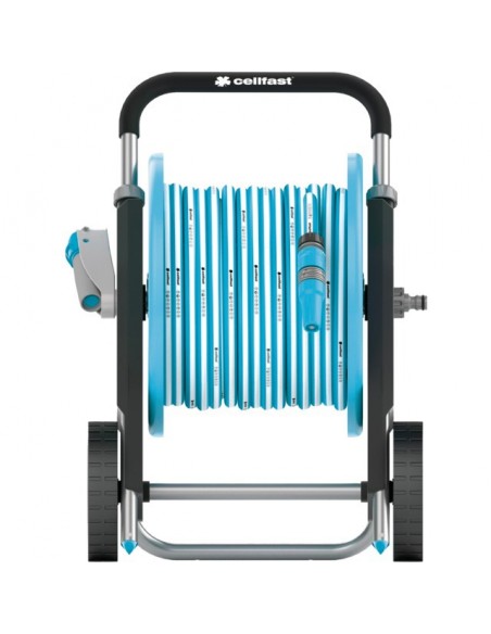 ENROULEUR SUR ROUES TUYAU 20 METRES 1/2 COMPACT