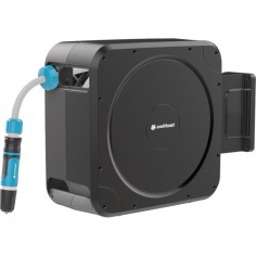 ENROULEUR MURAL AUTOMATIQUE TUYAU 1/2 20M + 2M AVEC RACCORDS ERGO