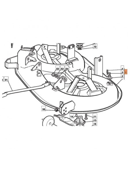 CARTER DE COUPE 98 CM NOIR STIGA