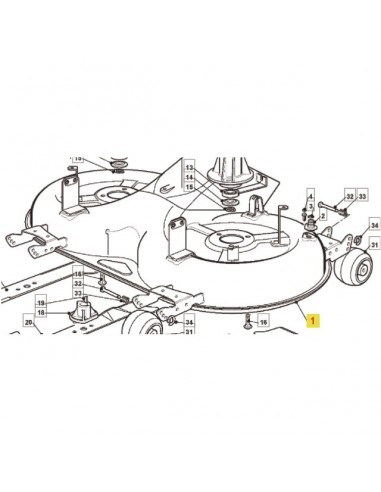CARTER DE COUPE NOIR TC122 STIGA