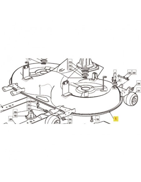 CARTER DE COUPE NOIR TC122 STIGA