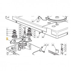 SUPPORT DE POULIE STIGA 2