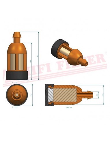 FILTRE A ESSENCE BE 4005 HIFI FILTER