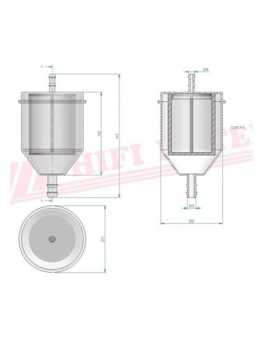 FILTRE A ESSENCE BE 4014 HIFI FILTER