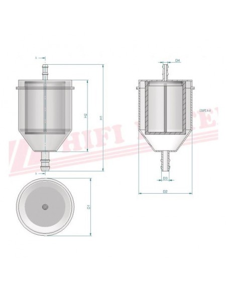 FILTRE A ESSENCE BE 4014 HIFI FILTER