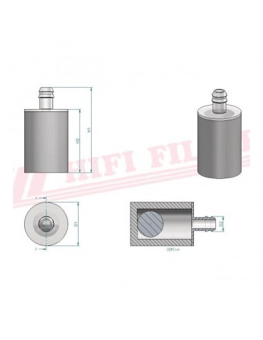 FILTRE A ESSENCE BE 4016 HIFI FILTER