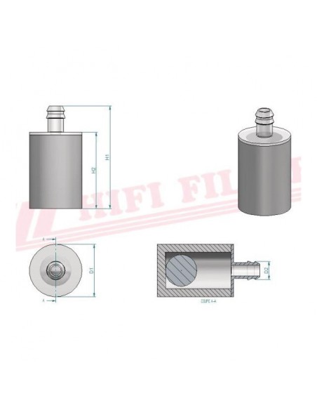 FILTRE A ESSENCE BE 4016 HIFI FILTER