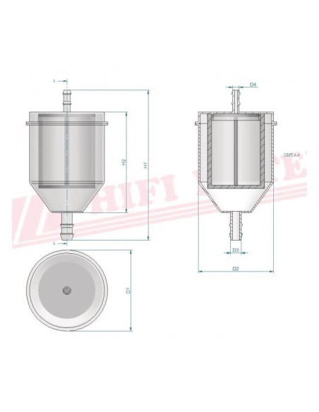 FILTRE A ESSENCE BE 4019 HIFI FILTER