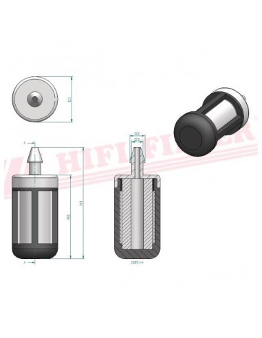 FILTRE A ESSENCE BE 4023 HIFI FILTER