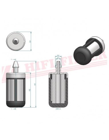 FILTRE A ESSENCE BE 4024 HIFI FILTER