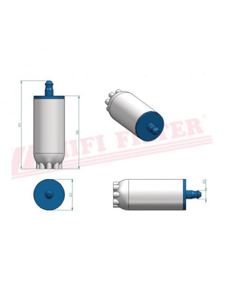 FILTRE A ESSENCE BE 4034 HIFI FILTER