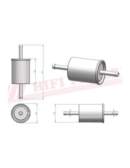 FILTRE A ESSENCE BE 4042 HIFI FILTER