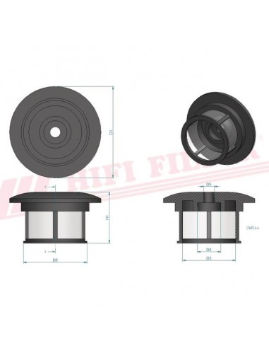 KIT PREFILTRE MO 7326 HIFI FILTER