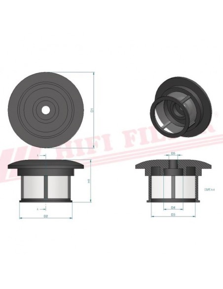 KIT PREFILTRE MO 7326 HIFI FILTER